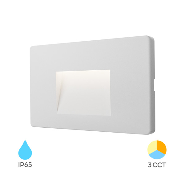 BRY-VEKTA-B-KVADRAT-BELA-3W-3U1-IP65-LED ZID.SVETILJKA