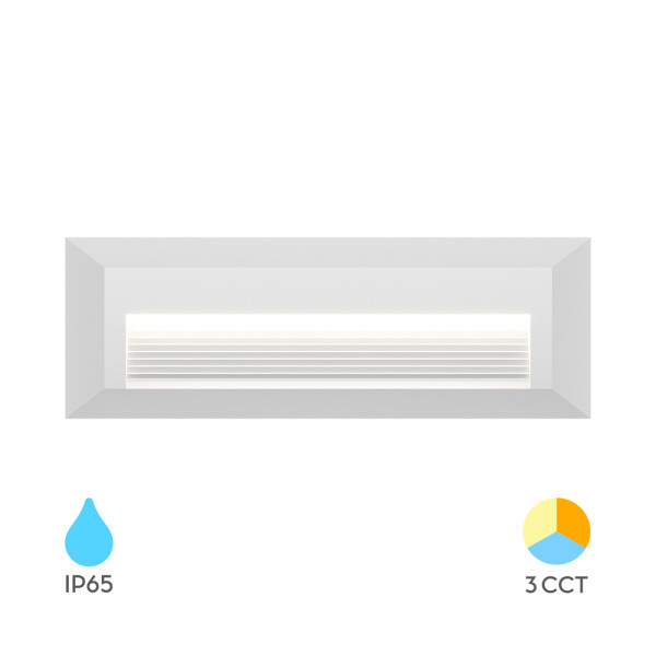 BRY-VEKTA-B-RCT-BELA-3W-3IN1-IP65-ZIDNA SVETILJKA
