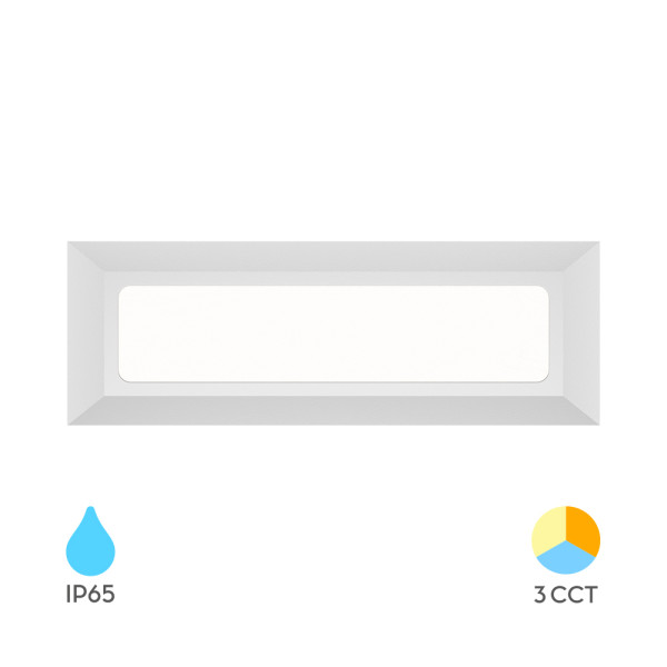 BRY-VEKTA-B-RCT-BELA-5W-3IN1-IP65-ZIDNA SVETILJKA