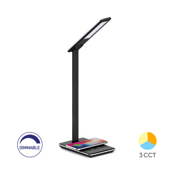BRY-LB145-5W-CRNA-DIMABILNA-STONA LAMPA + WIRELESS PUNJENJE