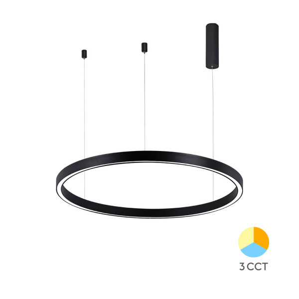 BRY-LINA-PD-2540-OKRUGLA-CRNA-45W-3U1-LED VISILICA 