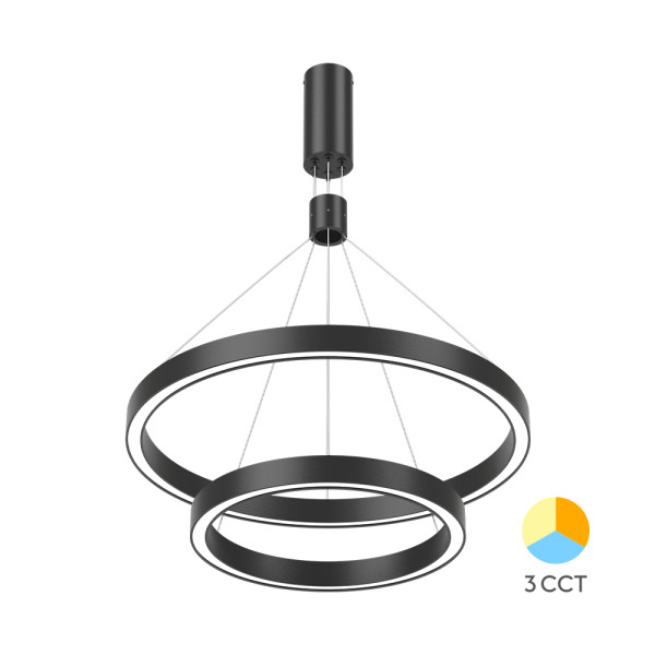 BRY-LINA-PD-2540-OKRUGLA-CRNA-65W-3U1-LED VISILICA 