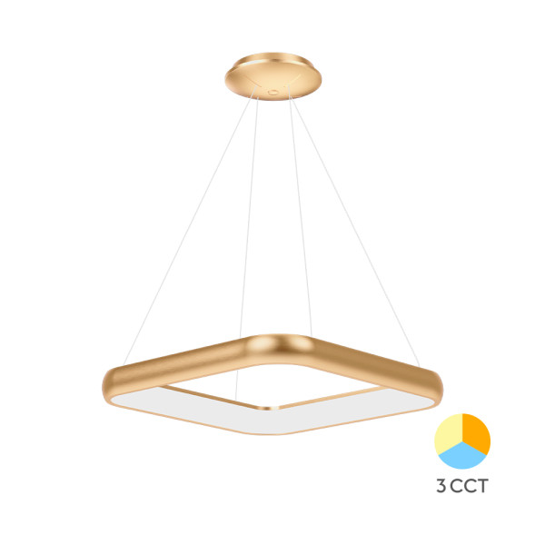 BRY-BELLA-MLP-PD-KVADRATNA-ZLATNA-46W-3U1-IP20-LED VISILICA