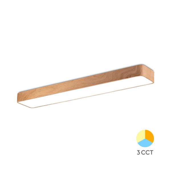 BRY-BLADE-LN-PRAVOUGAONA-DRVO-45W-3U1-LED PLAFONJERA 