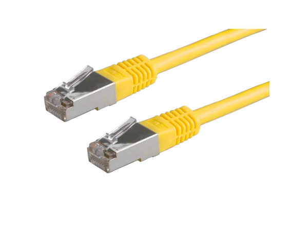 Secomp Value S/FTP (PiMF) PatchCord Cat6/Cl.E, žuta 2.0m