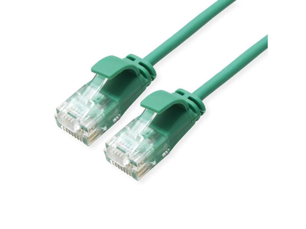 Secomp Roline S/FTP (PiMF) PatchCord Cat6A/CompLv, LSOH, zelena, 1.0m