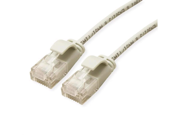 Secomp Roline UTP Data Center PatchCord Cat6A, Slim, LSOH, siva 1.0m