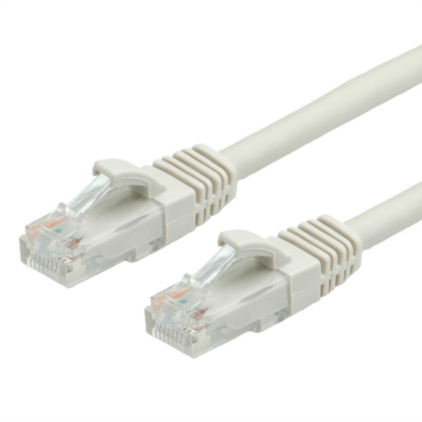 Secomp Value UTP Patch Cord Cat.6A Class EA grey 0.3m