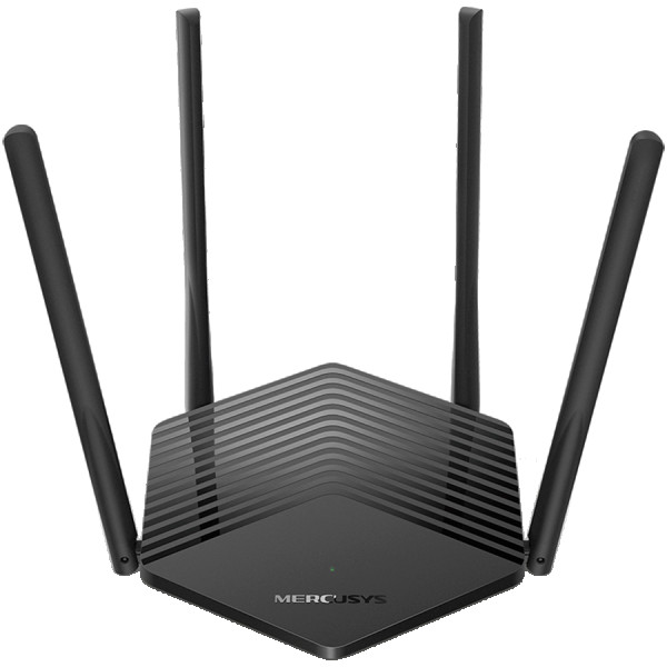 Mercusys AC1900 Wireless AC Gigabit Router, 600 Mbps at 2.4 GHz + 1300 Mbps at 5 GHz, 6×5dBi Fixed External Antennas with Beamforming, 2× G