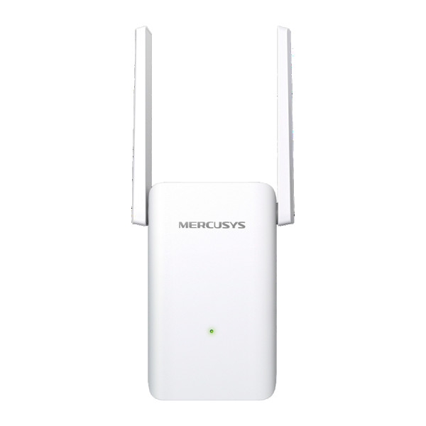 Mercusys ME80X AX3000 Wi-Fi Range Extender, 574 Mbps at 2.4 GHz + 2402 Mbps at 5 GHz, 2 x Fixed External Antennas, 1 x Gigabit Port, Wall P