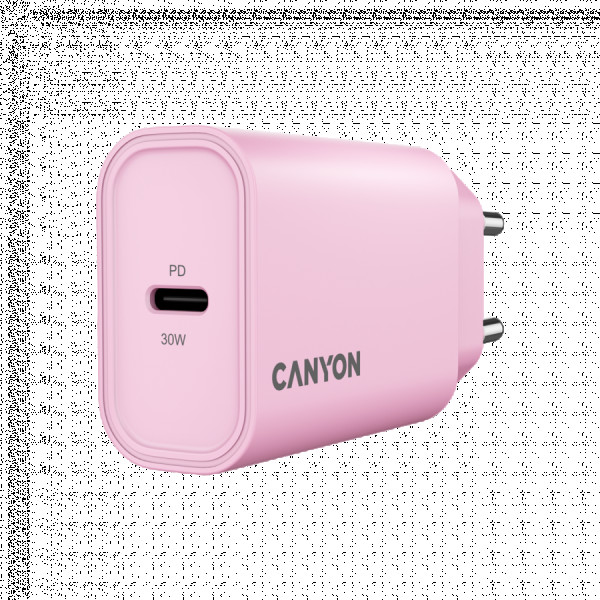 CANYON charger OnCharge 30CL Max Power 30W 1xPD EU Pink ( CNE-CHA30CLPK ) 