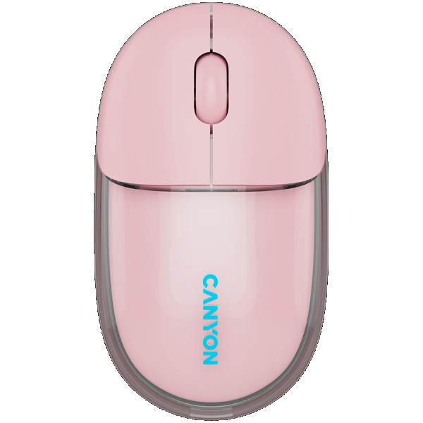 CANYON mouse OnClick 24 BT Wireless TransparentPink ( CNS-CMSW24P ) 