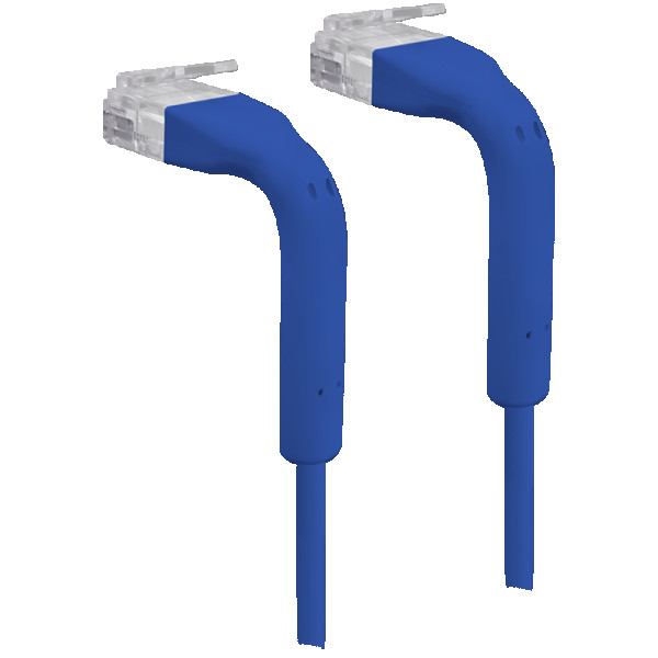 Ubiquiti UniFi Patch Cable U-Cable-Patch-2M-RJ45-BL Ultra-thin patch cable with bendable boots designed for installation flexibility, 3 mm 