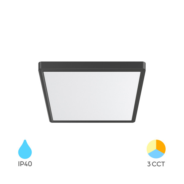 BRY-JADE-SLR-CRNA-KOCKA-20W-3U1-LED PLAFONJERA