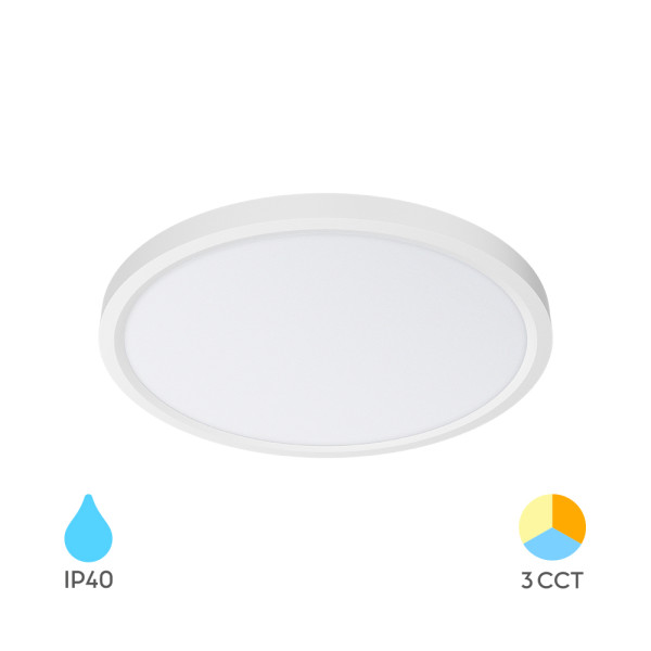 BRY-JADE-SLR-BELA-KRUG-36W-3U1-LED PLAFONJERA