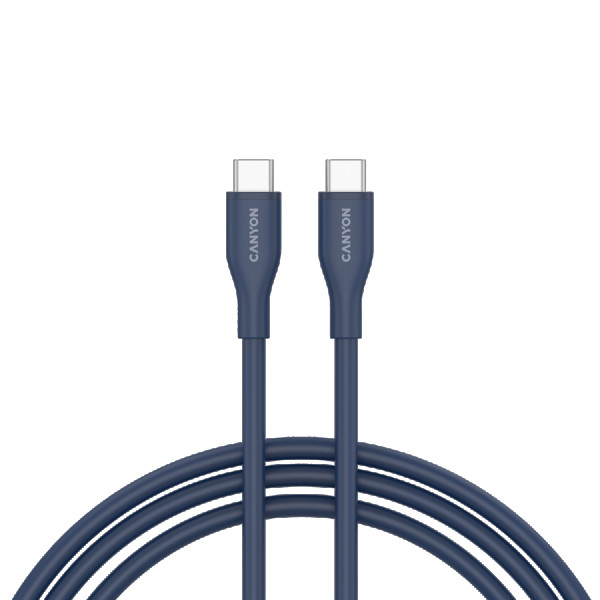 CANYON cable CC60SC10 C-C 60W 1m Silicon Dark blue ( CNS-CC60SC10DB ) 