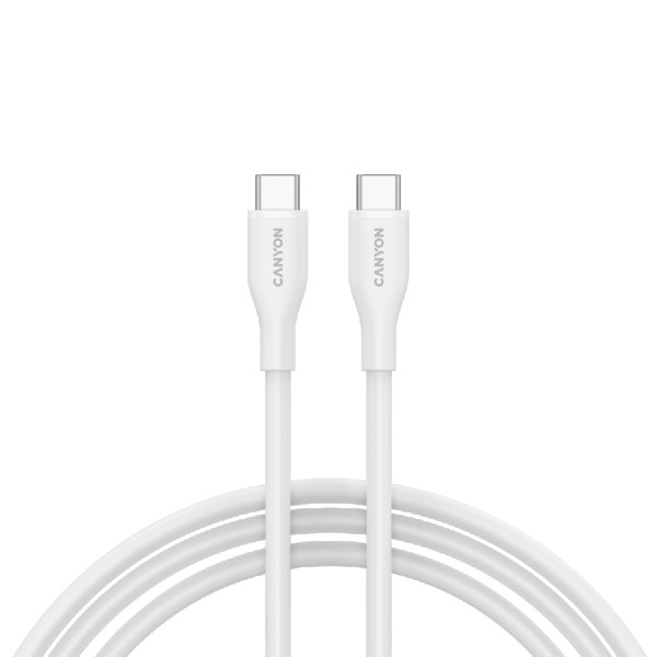 CANYON cable CC60SC10 C-C 60W 1m Silicon White ( CNS-CC60SC10W ) 