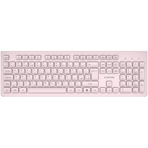 CANYON keyboard HKB-W01 UKUS AAA Wireless Beige ( CNS-HKBW01BG ) 