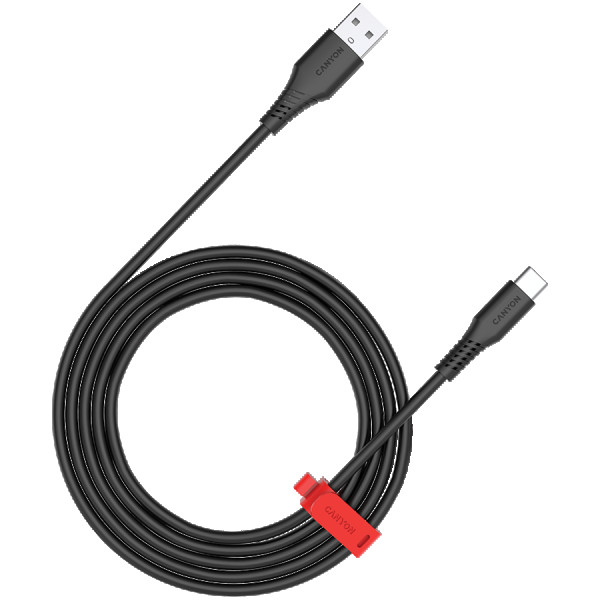 CANYON cable AC18SC A-C 18W 1.2m Black ( CNS-AC18SC12B ) 
