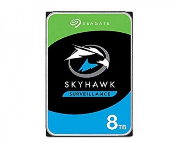 SEAGATE 8TB 3.5'' SATA III 256MB ST8000VX004 SkyHawk Surveillance
