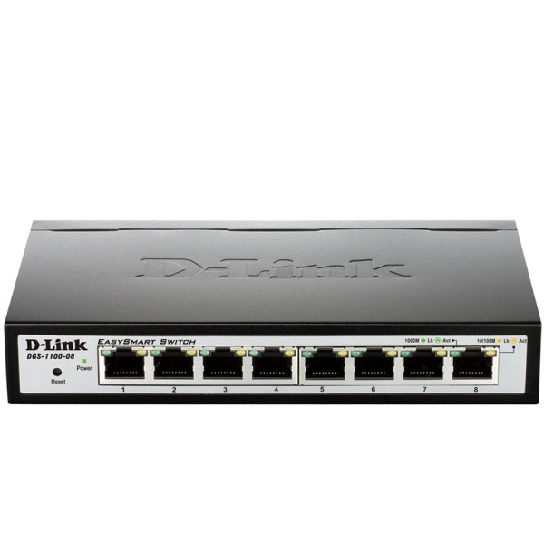 D-link DGS-1100-08: 8-Port Gigabit Smart Managed Switch (fanless) ( DGS-1100-08 ) 