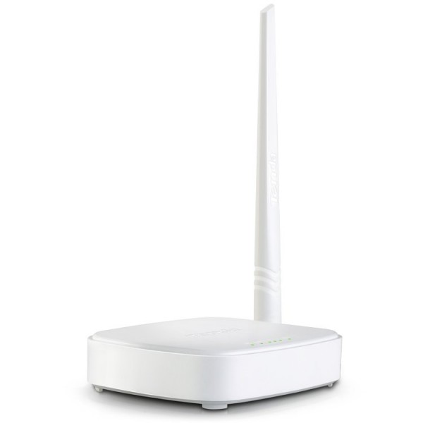 Router Tenda, 150Mbps, 5dbi fixed antenna, 1x10100Mbps WAN Port, 3x10100Mbps LAN ports; 2.4GHZ, DHCP, PPPoE, Static IP, PPTP, L2TP, WPS, WI