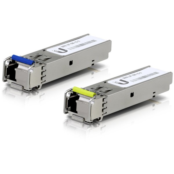 Ubiquiti U Fiber Single-Mode - SFP (mini-GBIC) transceiver module - Gigabit Ethernet - 1000Base-BiDi (pack of 2) ( UF-SM-1G-S )