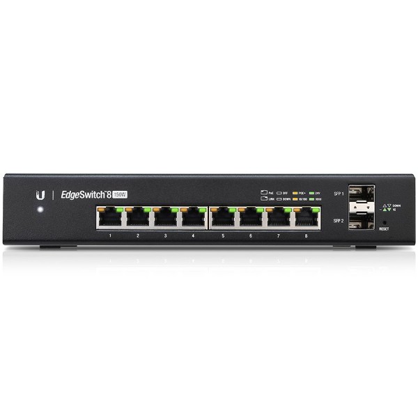 EdgeSwitch 8 Port, 150 W, EU ( ES-8-150W-EU ) 